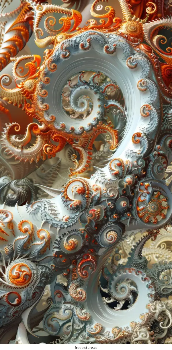 Amazing 3D Rendering of a Coral Reef with Intricate Details and Vibrant Colors