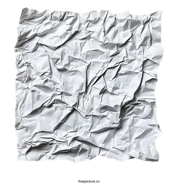[Transparent Background PNG]Crumpled Paper Texture