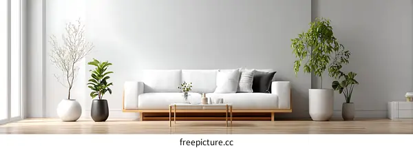 Modern Minimalist Living Room Interior Design