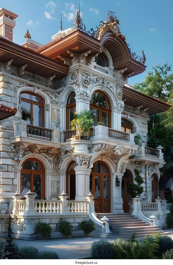 European-style retro building