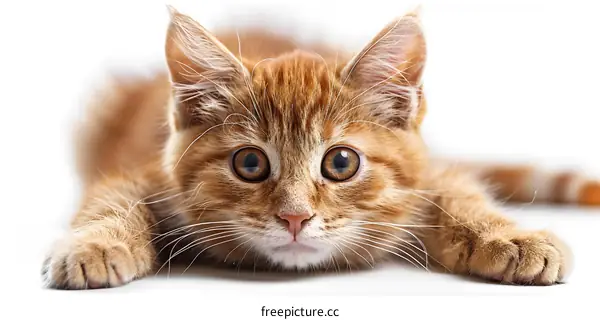 cute ginger kitten