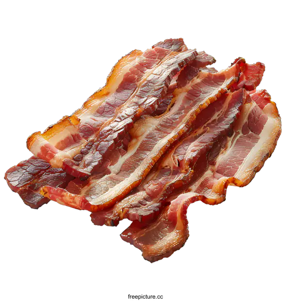 [Transparent Background PNG]Streaky bacon