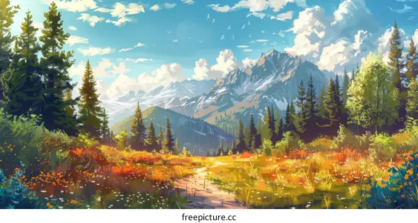 Tranquil Mountain Trail