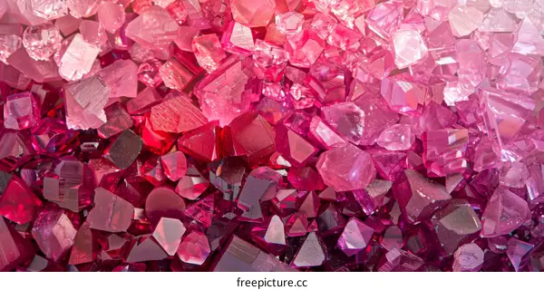 Sparkling Pink Crystal Texture Background