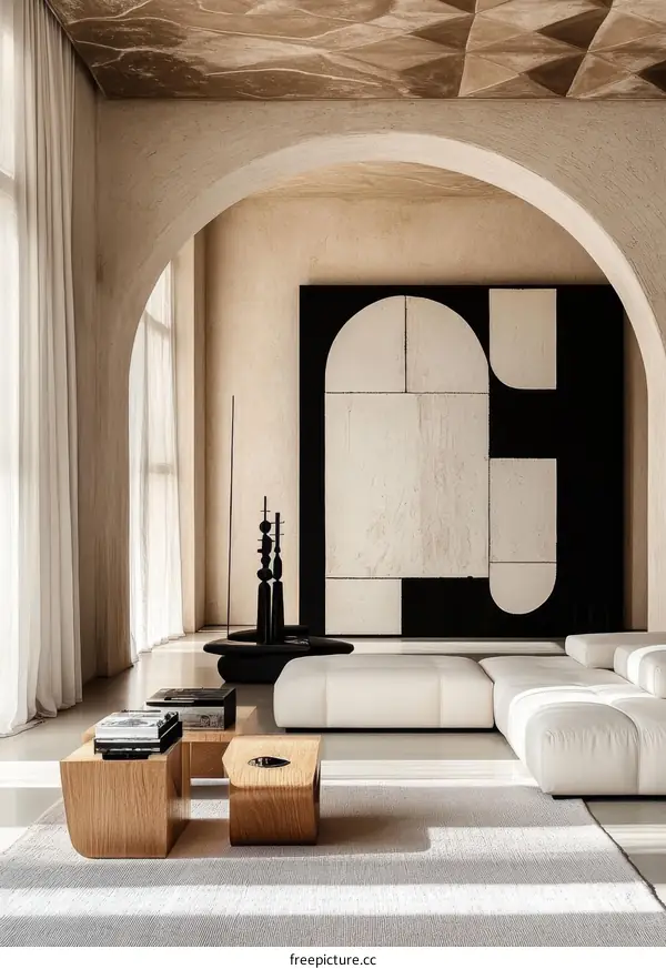 Modern Minimalist Living Room Interior Design