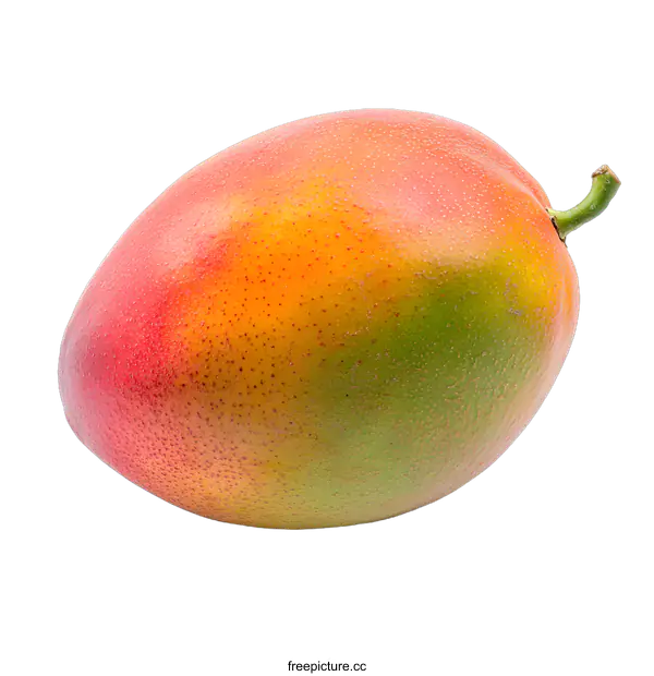 [Transparent Background PNG]Fresh Ripe Mango Fruit Isolated On White Background