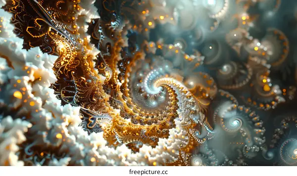 Cosmic Spiral of Divine Creation