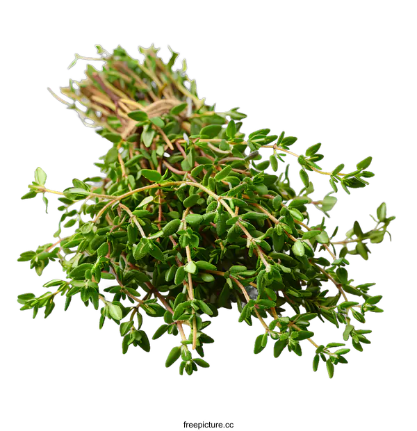 [Transparent Background PNG]A bunch of fresh thyme
