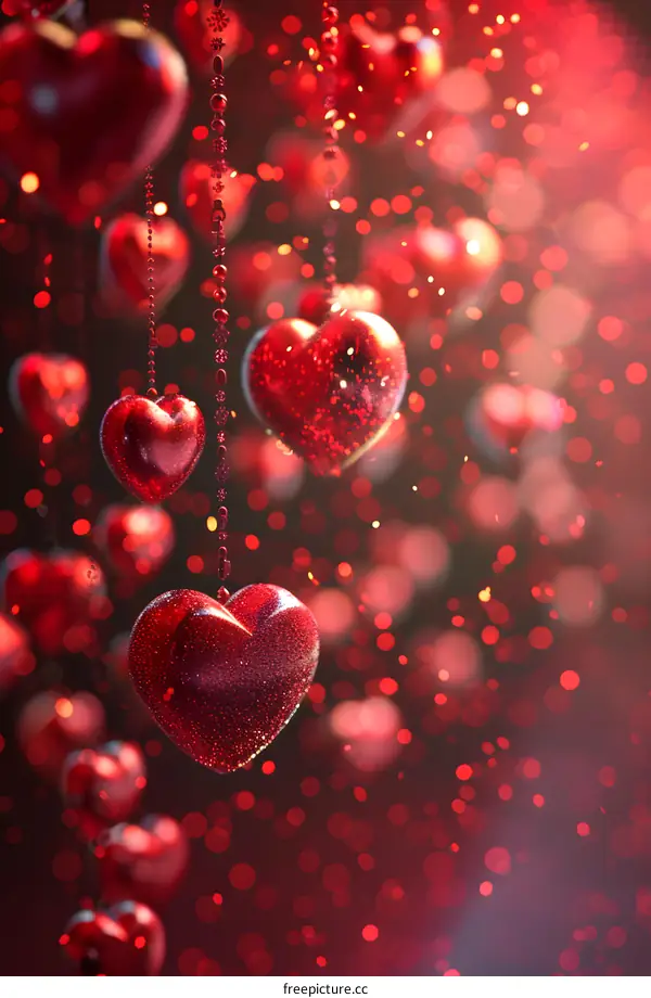 Red heart background image