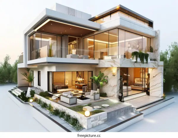 Modern Luxury Villa Exterior Design