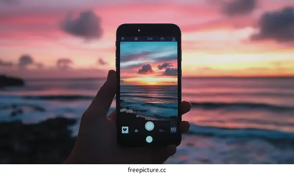 Capture the Sunset with Smartphone