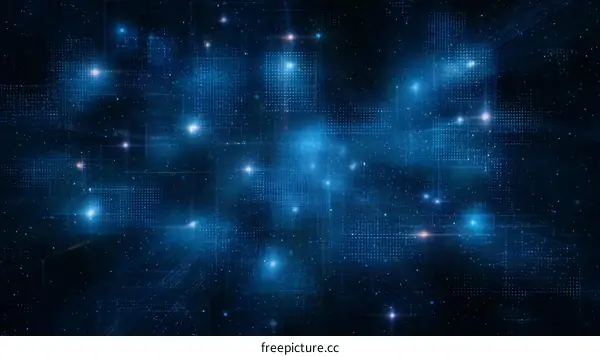 Abstract Digital Network Background Design