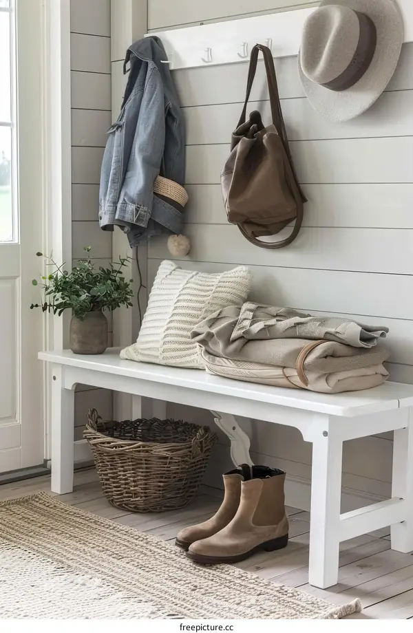 A Stylish and Functional Entryway