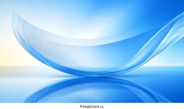 Abstract Blue Wave Design Background