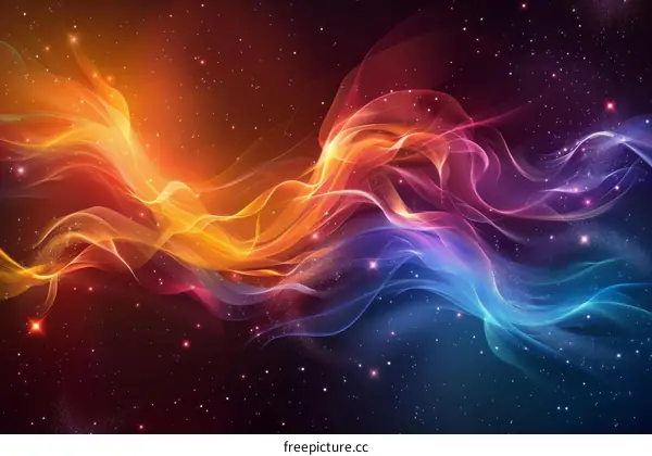 Cosmic Nebula: A Symphony of Colors