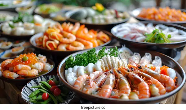 Delicious Seafood Platter