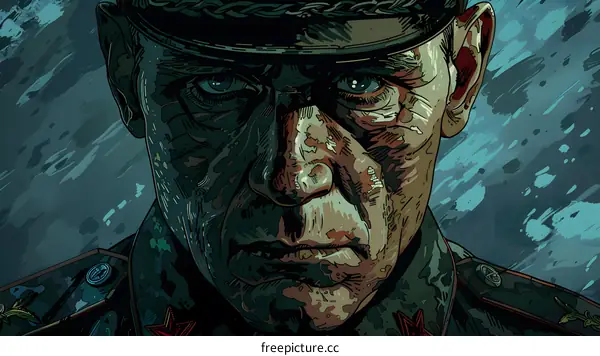 Portrait of a Soviet soldier