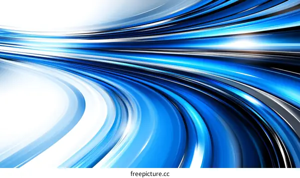 Abstract Blue Speed Lines Background Design