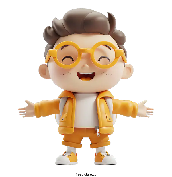 [Transparent Background PNG]Happy Student Welcoming Back to School