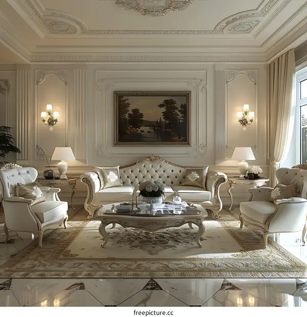 European style living room