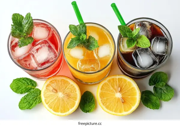 Refreshing Summer Drinks with Citrus and Herbs