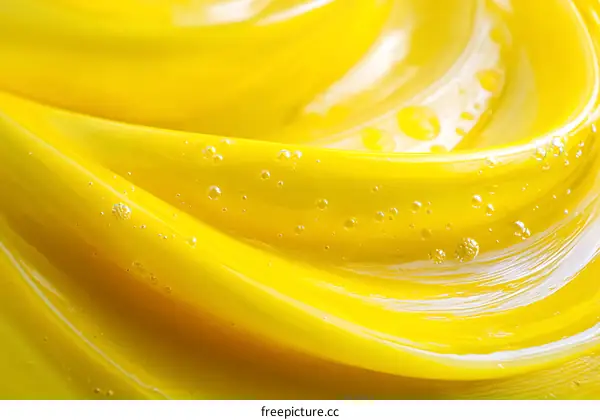 Close-up view of yellow liquid substance
