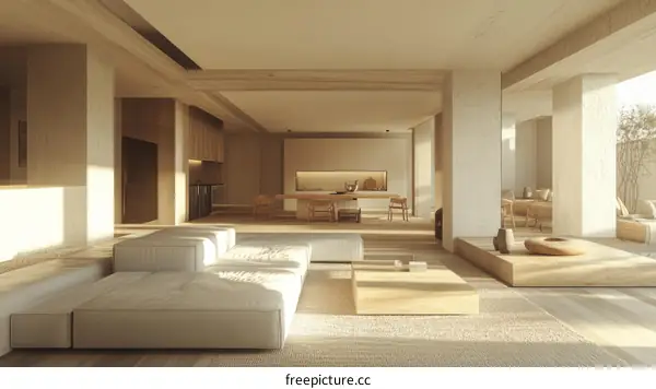 Modern Minimalist Living Room Interior Design