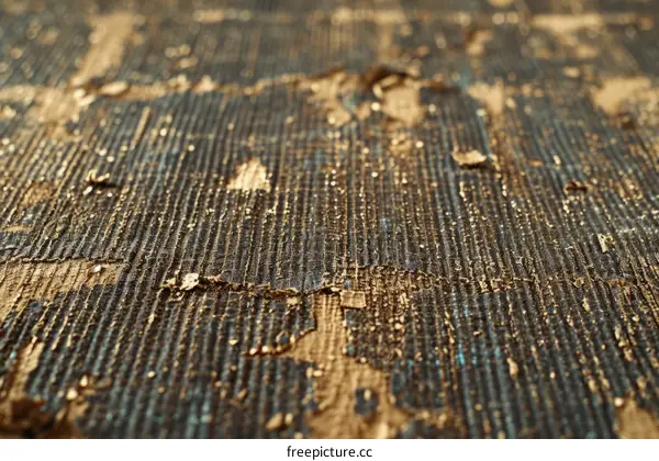 Black and gold leaf Japanese paper