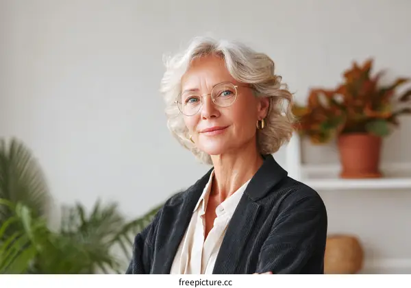 Confident Mature Woman Portrait