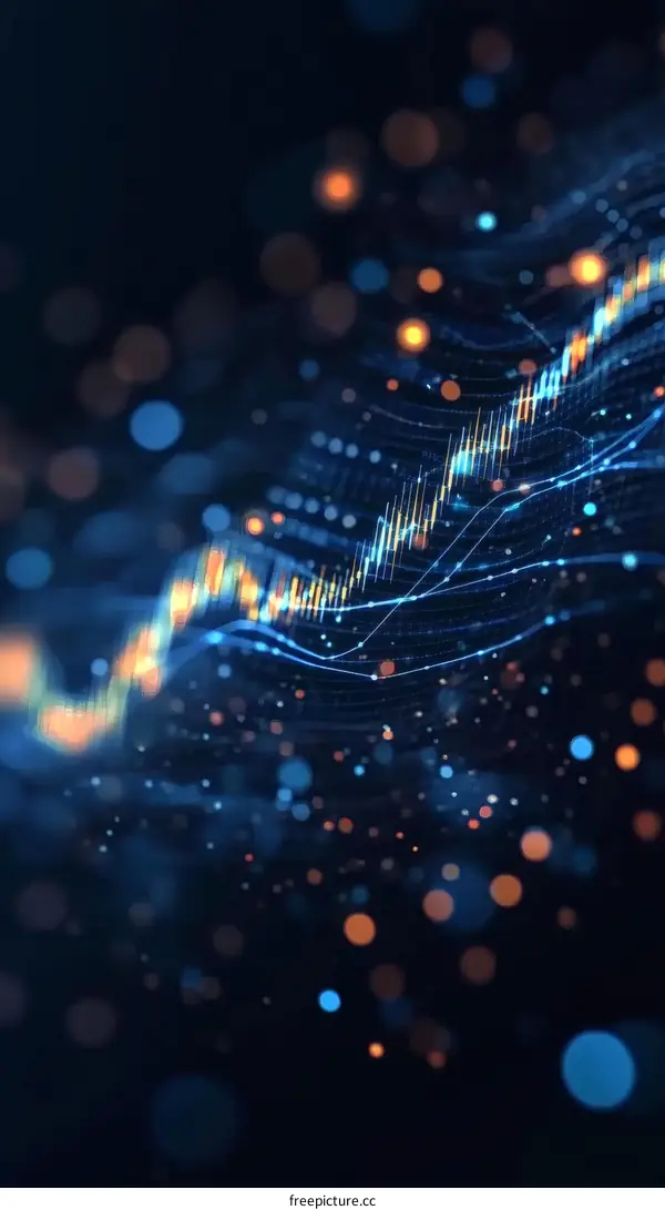 Abstract Data Visualization Graphic