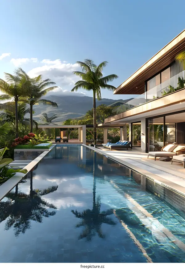 Modern Tropical Villa With Infinity Pool