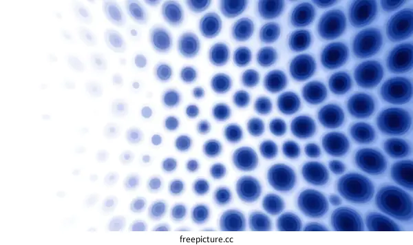 Abstract Blue Dot Pattern Background