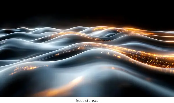 Abstract Flowing Waves of Light