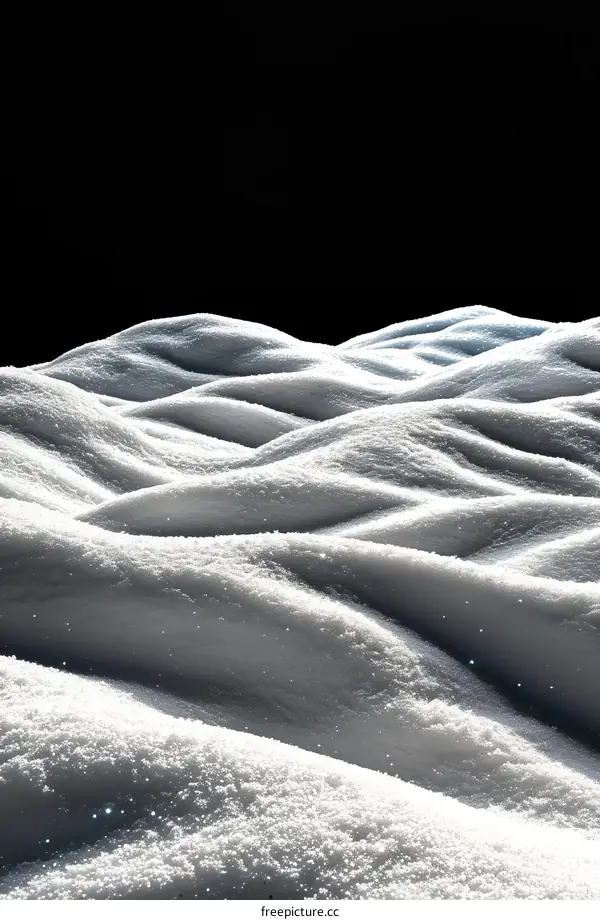 The Glittering Snow Field