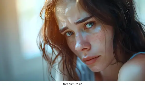 Portrait of an Intense Young Woman