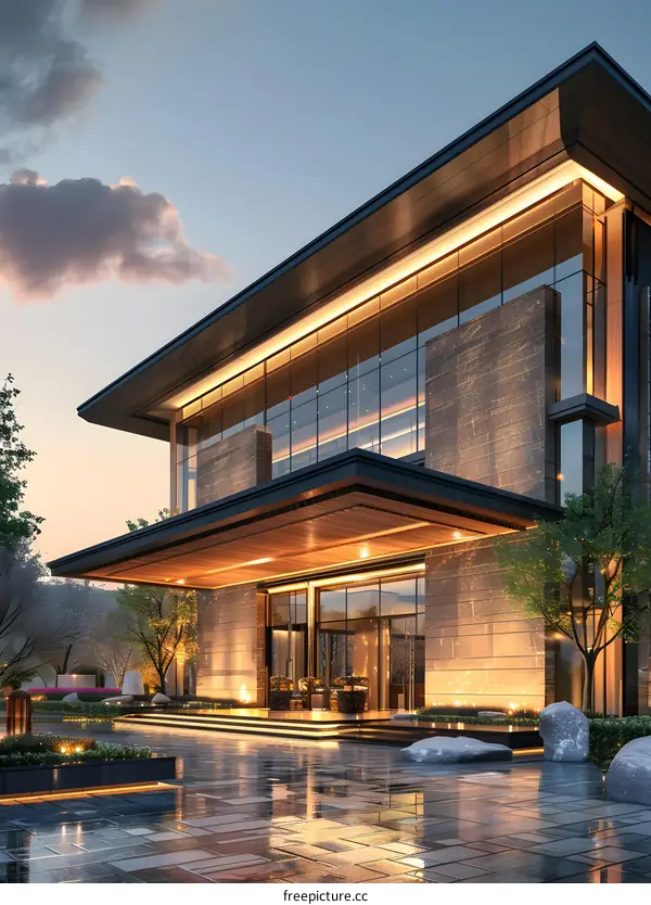 The Lobby of Luxury Hotel