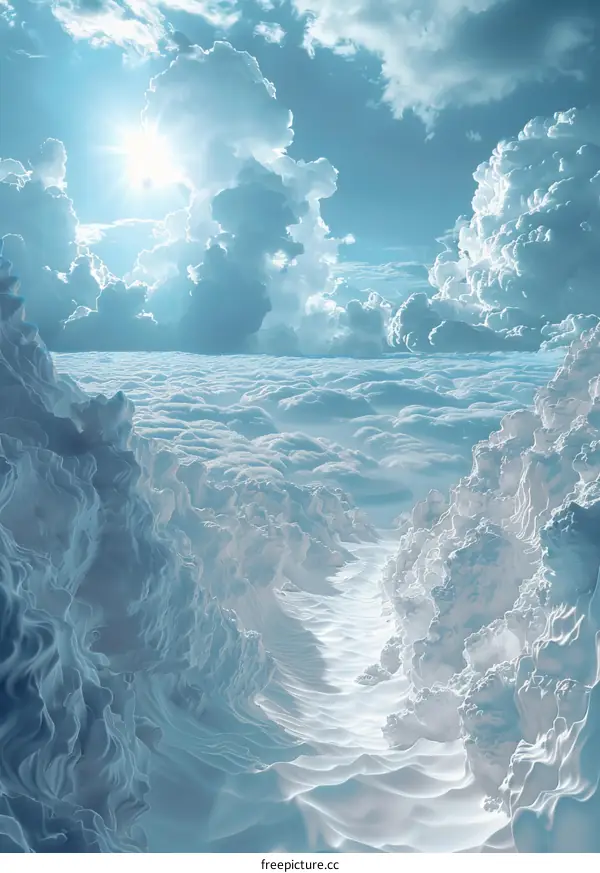 The Sacred Snow Mountains above the Clouds