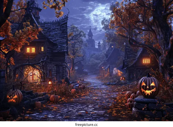 Halloween Pumpkin Town