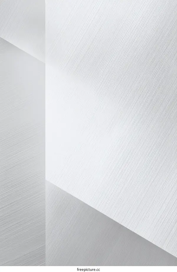 Abstract Geometric Shapes in White