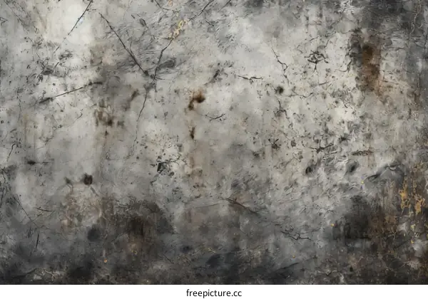 Abstract painting with dark colors