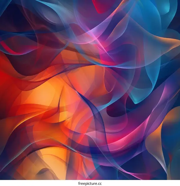 Energetic and Vibrant Abstract Art