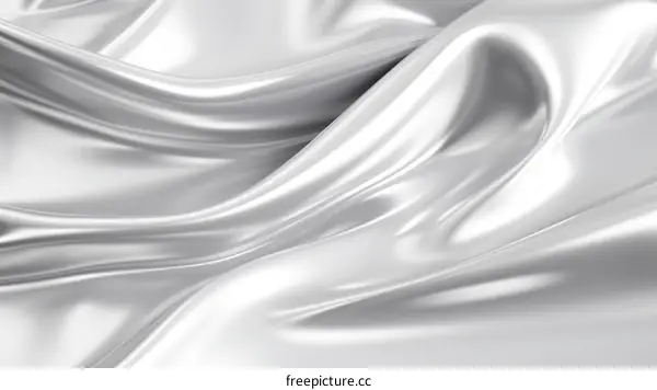Silver Silk Creased Background