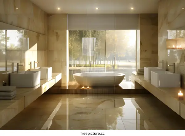 Bathroom effect picture