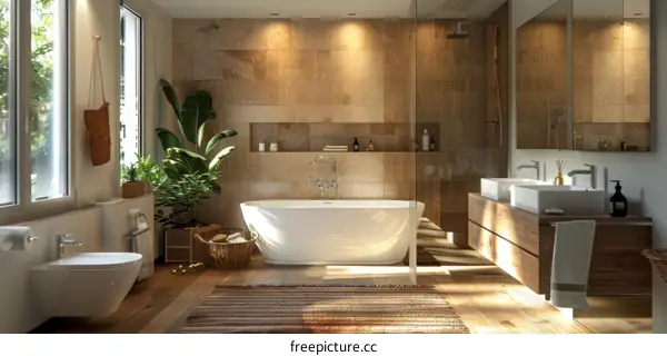 Modern Stylish Bathroom Interior Design