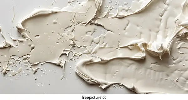 Abstract White Paint Texture