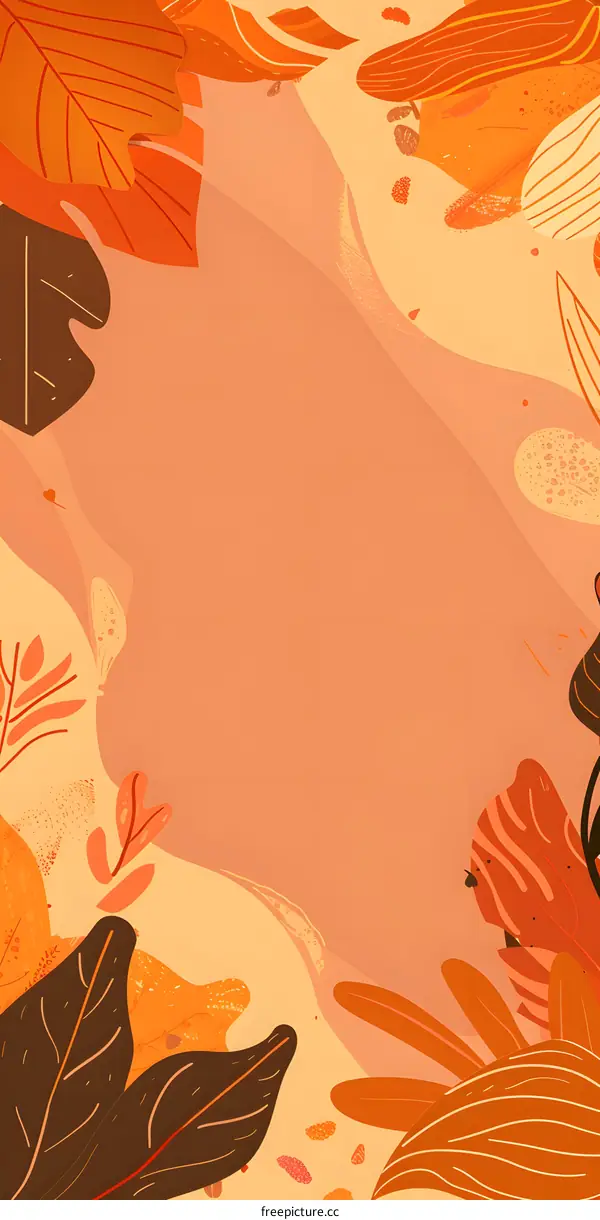 Autumn Leaves Background Illustration