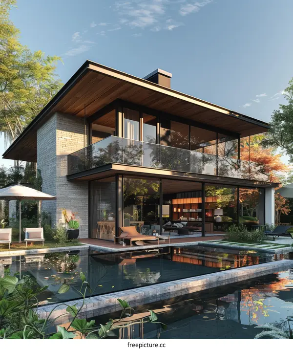 Modern Home with Pool and Terrace