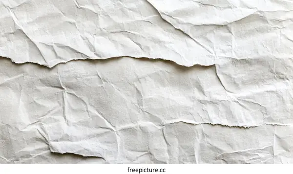 Crumpled Paper Texture Background
