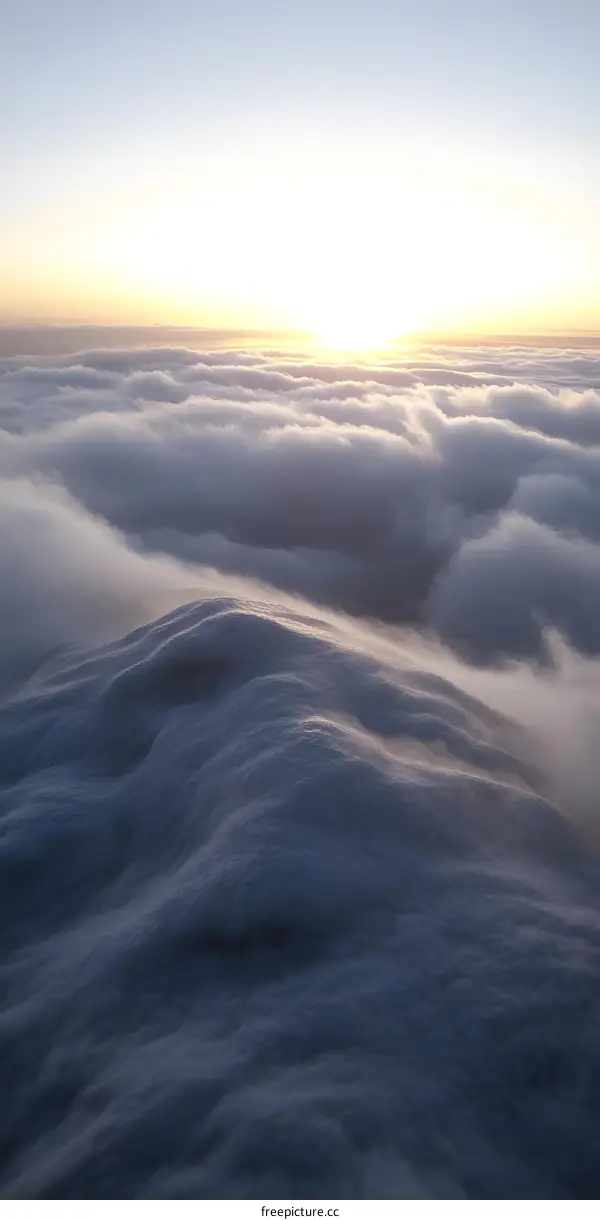 Sunrise Above the Clouds