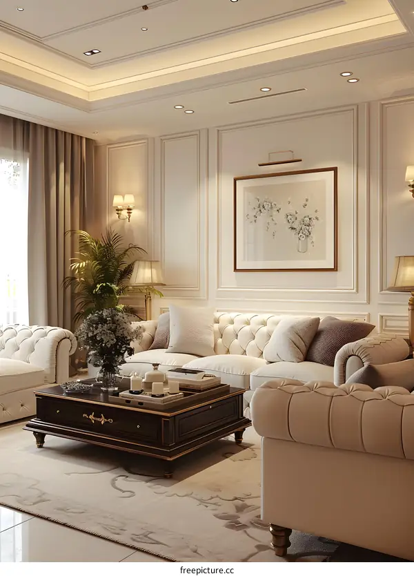 European style living room
